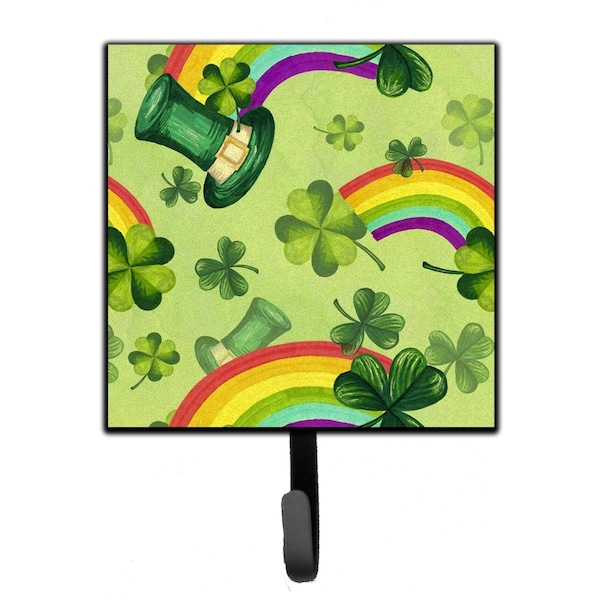 Carolines Treasures Watercolor St Patricks Day Lucky Leprechan Leash or Key Holder, 4.25 x 1 x 7 in. BB7560SH4 - main
